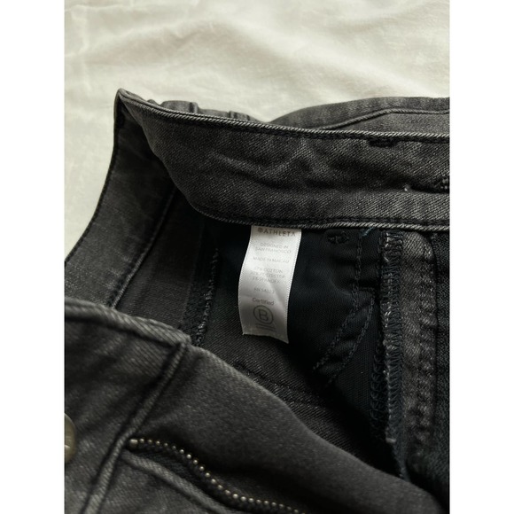 Athleta Skinny Grey Charcoal Wash Sculptek Jeans Size 4 Stretchy Denim Essential - Picture 4 of 10